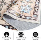 Area Rug 5x7, Washable Faux Wool Throw Rugs - Image 6
