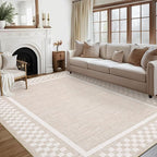 GarveeHome Area Rug 9x12 Living Room Rug Modern Bordered Soft Large Area Rugs - Image 9