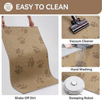Door Mat Indoor Entrance 24"x35", 0.16" Thin Paw Print Low Pile Doormat - Image 7
