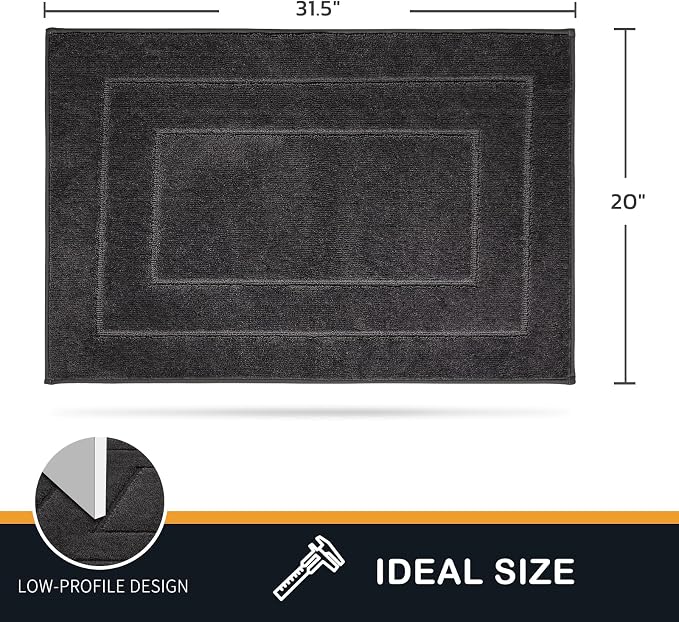 PURRUGS Dirt Trapping Door Mat 20" x 31.5", Non-Slip/Skid Machine Washable - Image 2
