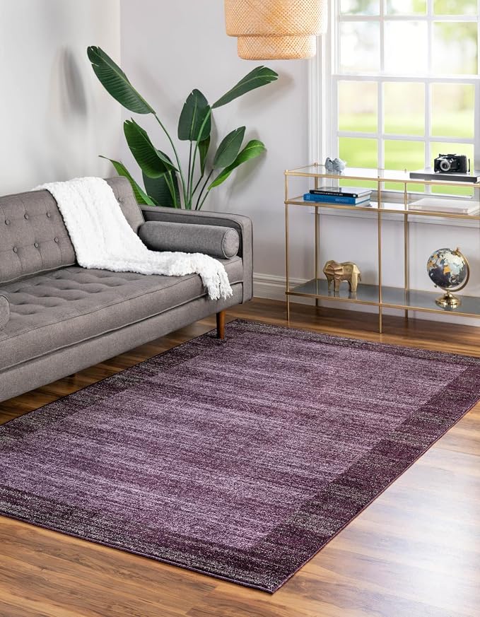 Rugs.com Angelica Collection Rug – 8' x 11' Violet Medium Rug Perfect - Image 4