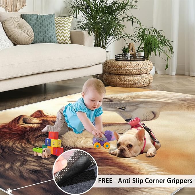 Wolf Rugs for Bedroom - Image 5