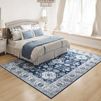 VK VK·LIVING Machine Washable Rug 4'x6' Vintage Design Washable Area Rugs - Image 6