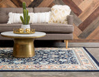 Unique Loom Sialk Hill Collection Area Rug - Image 3
