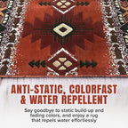 YHSF South West Native American Area Rug C318 - Image 4