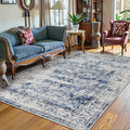 Lahome Washable Rugs 5x7 Area Rugs, Retro Distressed Non Slip Throw Carpet by Lahome