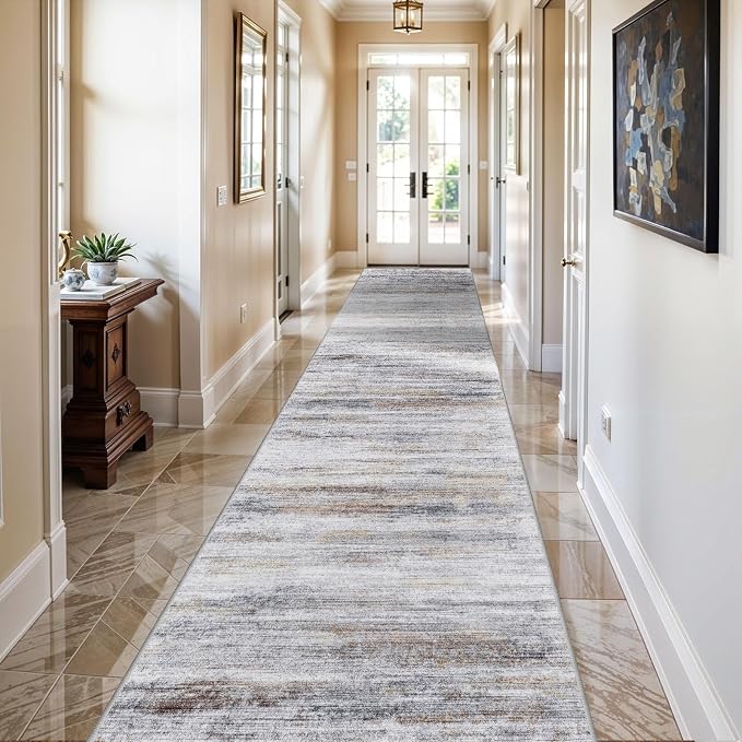 Washable Hallway Runner Rug for Home: Extra Long Runners for Entryway Living by WIEVEDENS