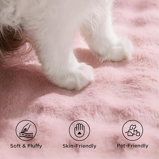 Bedsure 3x5 Fluffy Area Rugs for Living Room, Machine Washable Rugs, Non-Slip - Image 5