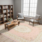 Nursery Rug for Baby Girl, Cute Pink 4x6 Area Rugs for Bedroom Non Slip - Image 6