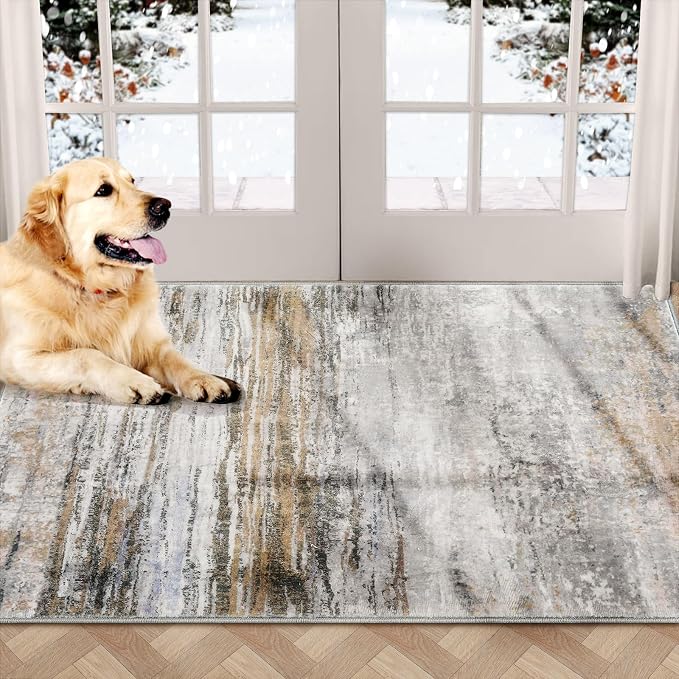 COMSLE Door Mat Soft Absorbent Indoor Front Entryway Rug Machine Washable by COMSLE