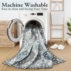Lahome Moroccan Trellis Washable Rugs 9x12, Soft 9x12 Area Rug - Image 5
