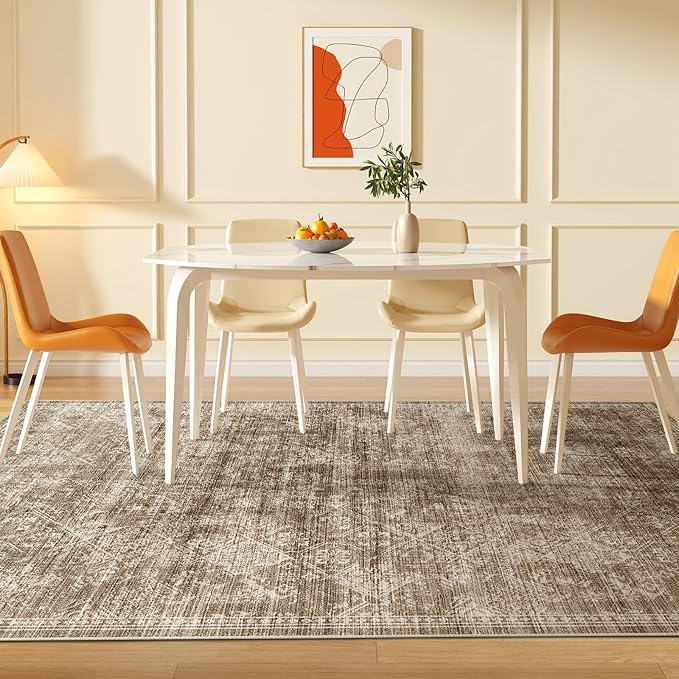 WITSHOCK 5x7 Area Rugs for Living Room: Machine Washable Non Slip Modern - Image 4