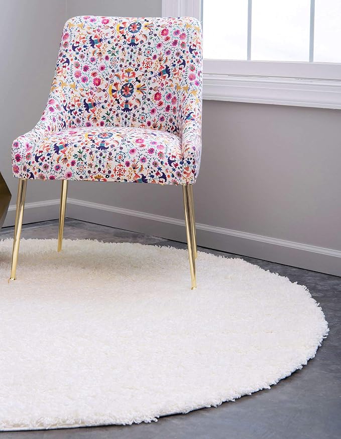 Unique Loom Solid Shag Collection Area Rug - Image 3