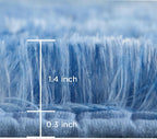 Andency Soft Area Rugs for Living Room Bedroom, 5x8 Fluffy Shaggy Bedside Rug - Image 2