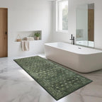 2'6x8' Washable Runner Rug for Hallway, Non Slip Vintage Floral Long Carpet - Image 6