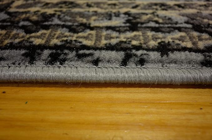 Unique Loom Taftan Collection Border Geometric Tribal Inspired Design Area Rug - Image 14
