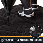 PURRUGS Dirt Trapping Door Mat 24" x 59", Non-Slip Machine Washable Entry Rug - Image 5