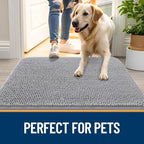 OLANLY Dog Door Mat for Muddy Paws 44x32, Absorbs Moisture and Dirt, Absorbent - Image 6