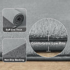 Amearea Large Modern Area Rugs for Bedroom Living Room, 8x10 Feet Grey - Image 3