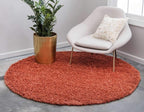 Unique Loom Solid Shag Collection Area Rug - Image 3