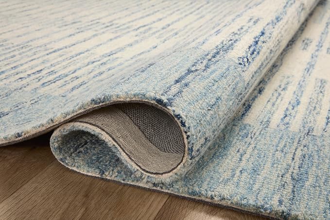 Loloi Chris Loves Julia Chris Collection CHR-01 Ivory/Denim 2'-0'' x 5'-0'' - Image 12