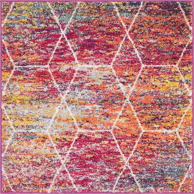 Unique Loom Trellis Frieze Collection Area Rug - Image 10