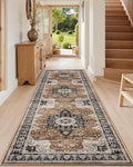 DEXI Hallway Runner Rug 3x7, Distressed Non Slip Runners Carpet, Boho Vintage by DEXI