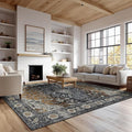 9x12 Area Rug Living Room Rugs, Stain Resistant Washable Rug, Vintage Large by KENODITANAreaRug
