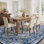 tchdio 5x7 Area Rugs for Living Room, Vintage Non Slip Washable Rug, Soft Low - Image 6