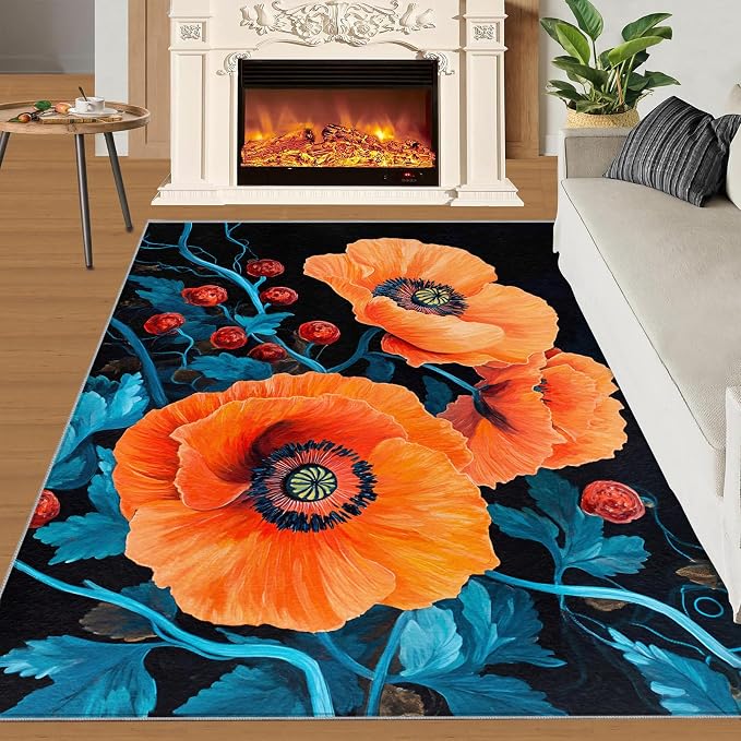 4x6 Poppy Cafe Rug - Image 2