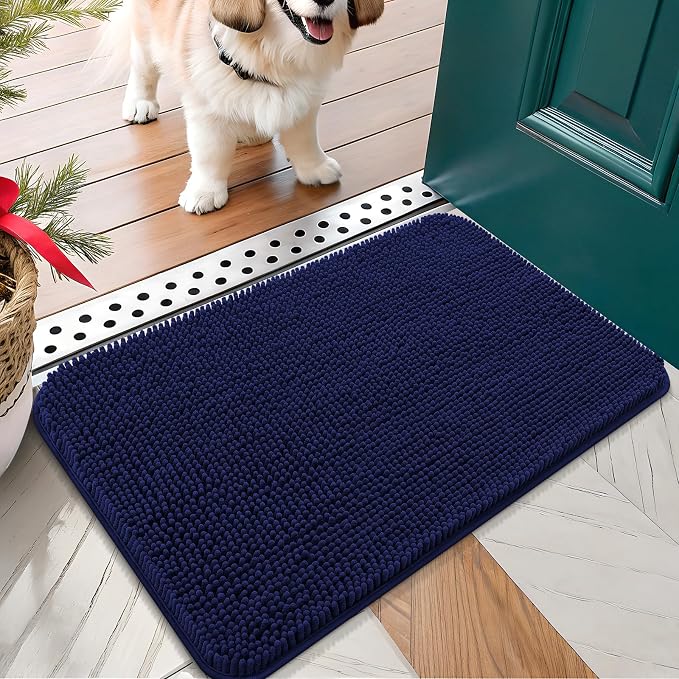 OLANLY Dog Door Mat for Muddy Paws 30x17, Absorbs Moisture and Dirt, Absorbent by OLANLY