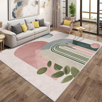 Mid Century Modern Rugs for Home Decor, 7x9 ft, Boho Abstract Geometry Area - Image 2