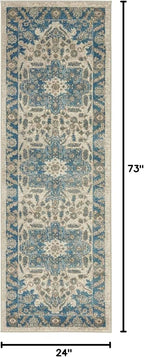 Unique Loom Salzburg Collection Classic Traditional Design Oriental Inspired - Image 2