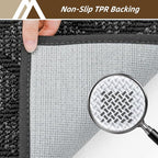 COSY HOMEER Non-Slip Door Mat 24"x36", Entryway Rugs Low Profile Absorbent Dirt - Image 4