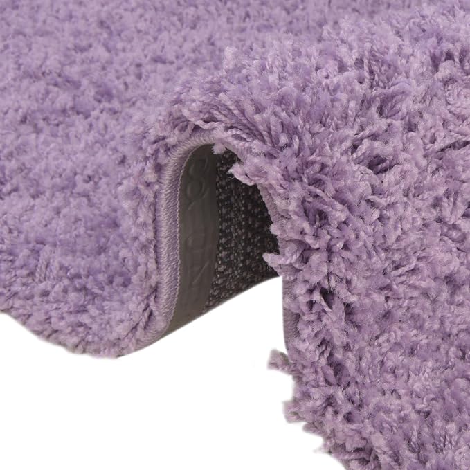 Unique Loom Solid Shag Collection Area Rug - Image 10