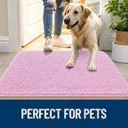 OLANLY Dog Door Mat for Muddy Paws 59x24, Absorbs Moisture and Dirt, Absorbent - Image 6
