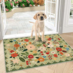 U'Artlines Indoor Door Mat Entrance Rug 2'x3'Soft Non Slip Machine Washable - Image 3