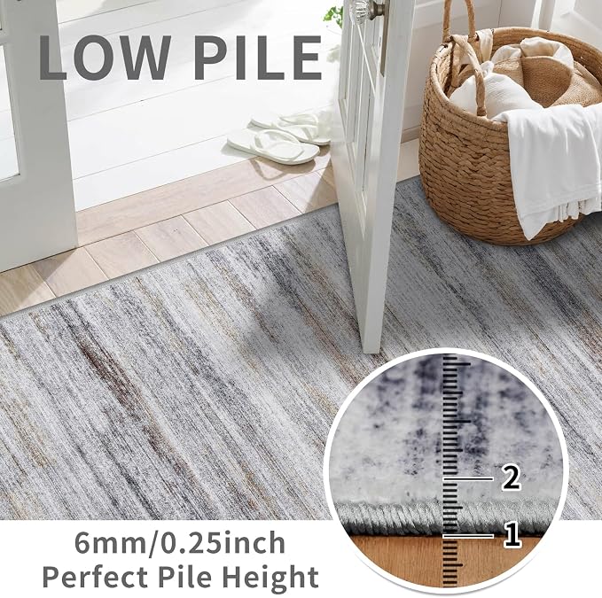 Washable Kitchen Runner Rug for Family: Easy-to-Clean Runners for Hallway - Image 3