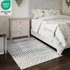 4x6 Machine Washable Area Rug for Living Room, Kids and Pets Friendly for - Image 3