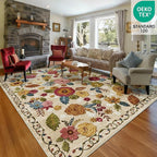 8x10 Machine Washable Area Rug for Living Room, Kids and Pets Friendly for - Image 3