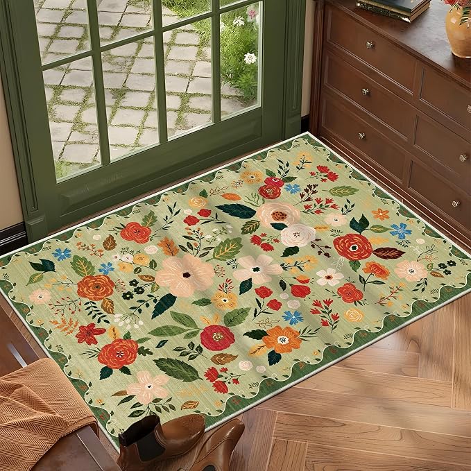 U'Artlines Indoor Door Mat Entrance Rug 2'x3'Soft Non Slip Machine Washable by UArtlines