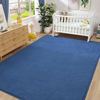Amearea Modern Area Rugs for Bedroom Living Room, 4x6 Feet Blue Thickened - Image 8