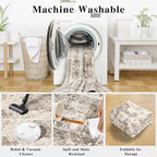 9x12 Vintage Washable Area Rugs Boho Medallion Large Distressed Retro Accent - Image 5