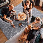 Amearea Fluffy Indoor Trellis Rug, Soft Moroccan Home Rugs - Image 5