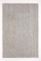 Modern Herringbone Chevron Collection Handcrafted Wool Area Rug - Image 3