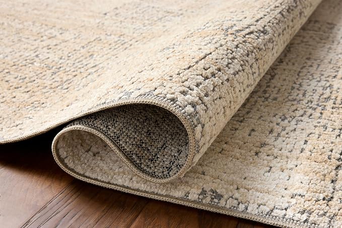 Loloi Amber Lewis Bexley Collection BEX-03 Natural/Slate 2'-7" x 12'-0" Runner - Image 3