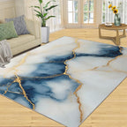 2x3 Abstract Marble Rugs for Entryway - Image 3