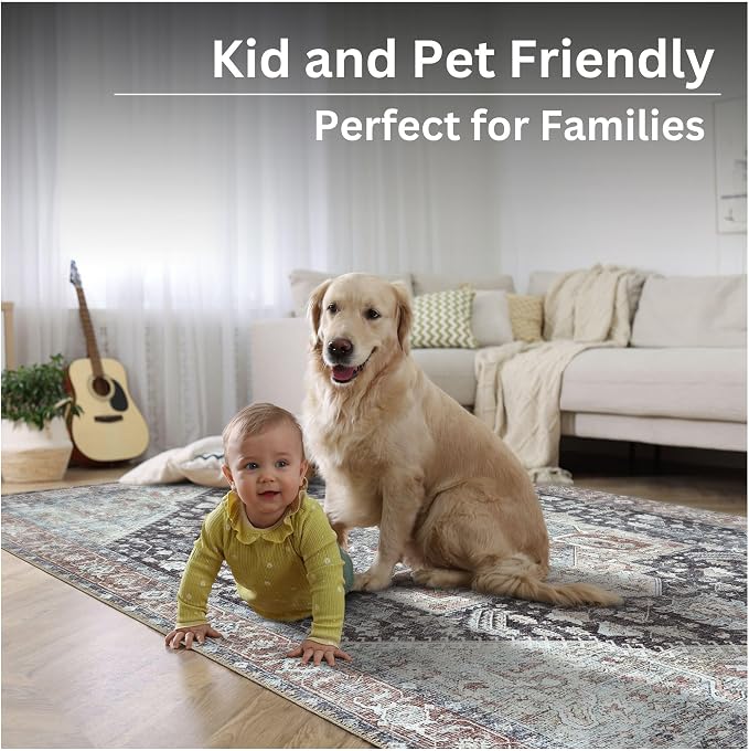 Bloom Rugs Washable Non-Slip 9' x 12' Rug - Image 10