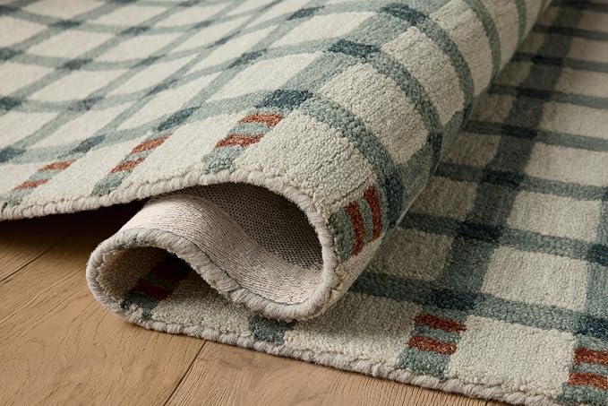 Loloi Magnolia Home by Joanna Gaines Waylon Collection WAY-02 Spa/Brick 3'-6" x - Image 3