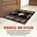YHSF South West Native American Area Rug C318 - Image 7